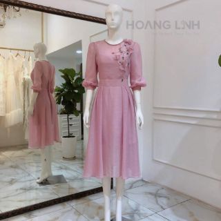 Vải tơ xước hồng
