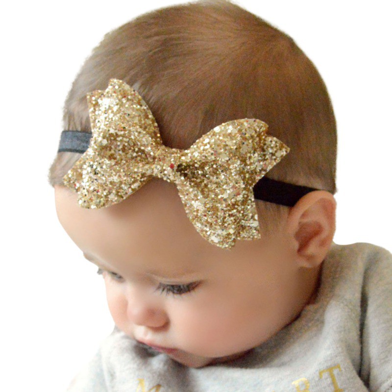 Băng Đô Nơ Xinh Xắn Cho Bé Gái Sơ Sinh Từ 0-2 Tuổi