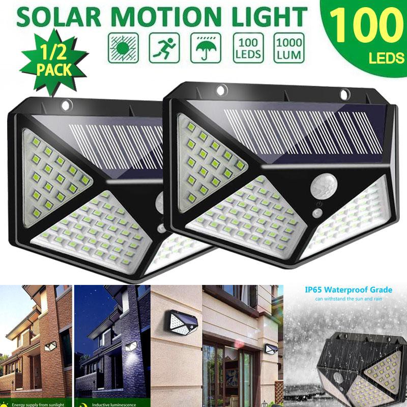 [ SỈ RẺ VÔ ĐỊCH ] Đèn năng lượng mặt trời Solar 100LED 20 LED siêu sáng-tắt mở thông minh-trống-nước