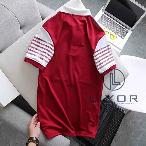 Áo thun polo nam áo phông nam có cổ thun cá sấu sọc in đơn giản cao cấp nhiều màu Liyorstore - ACB4060 | BigBuy360 - bigbuy360.vn