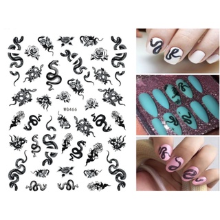 sticker rắn trang trí nail