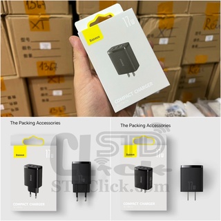 CỦ SẠC 3 CỔNG USB BASEUS COMPACT 17W MINI CHÍNH HÃNG