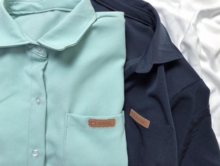 Áo sơ mi ngắn tay oversize