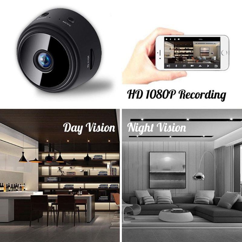 Camera ip wifi A9 mini - Quay video full HD 1080, mini siêu nhỏ , sản phẩm chính hãng, Bảo hành 12 tháng