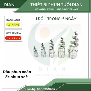 Đầu phun nước xoắn ốc 18mm-21mm-27mm-34mm