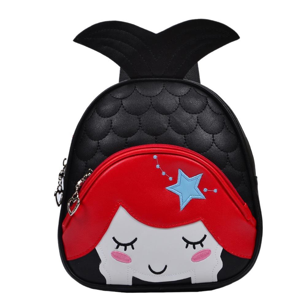 ♚Frendyest♚Cute 3D Fish Tail Waterproof Kids School Bags Children Cartoon Backpack