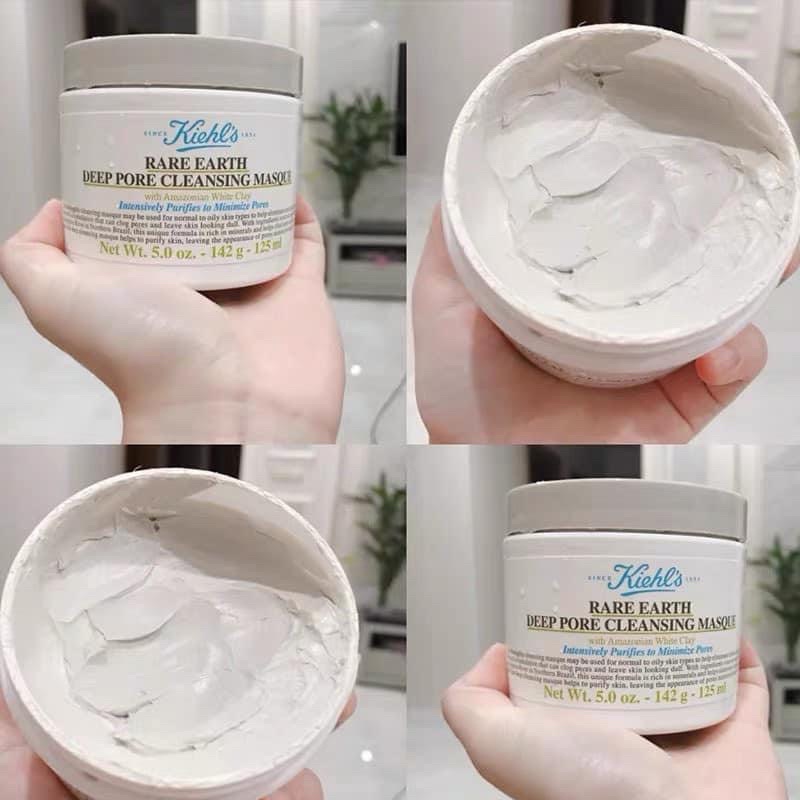 Mặt nạ đất sét giảm dầu giảm mụn, thu nhỏ lỗ chân lông Kiehl's Rare Earth Deep Pore Cleansing Masque 125ml