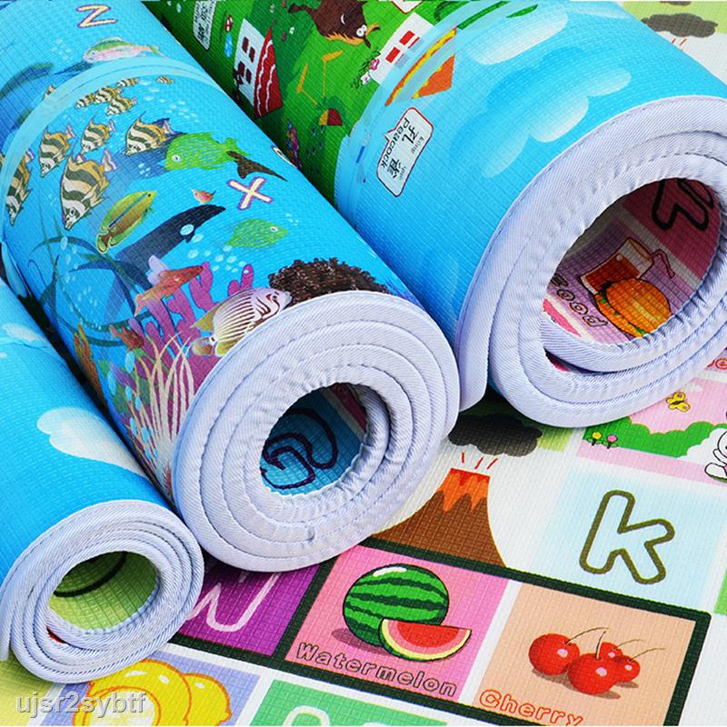 BÁN SỈ Thảm Tập Bò Vui Chơi Dày Dặn 200 * 180 * 2CM Hai Mặt Cho Bé