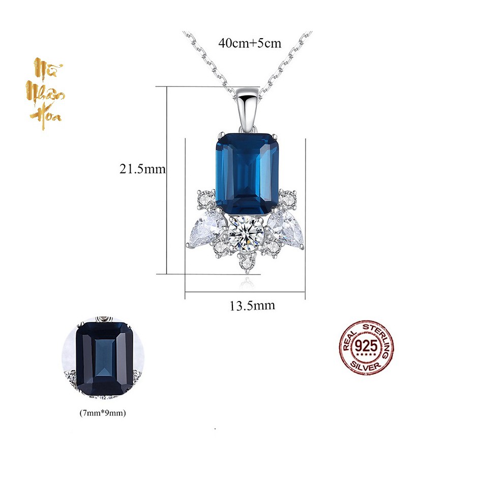 Vòng cổ bạc 925 đá CZ VCS011