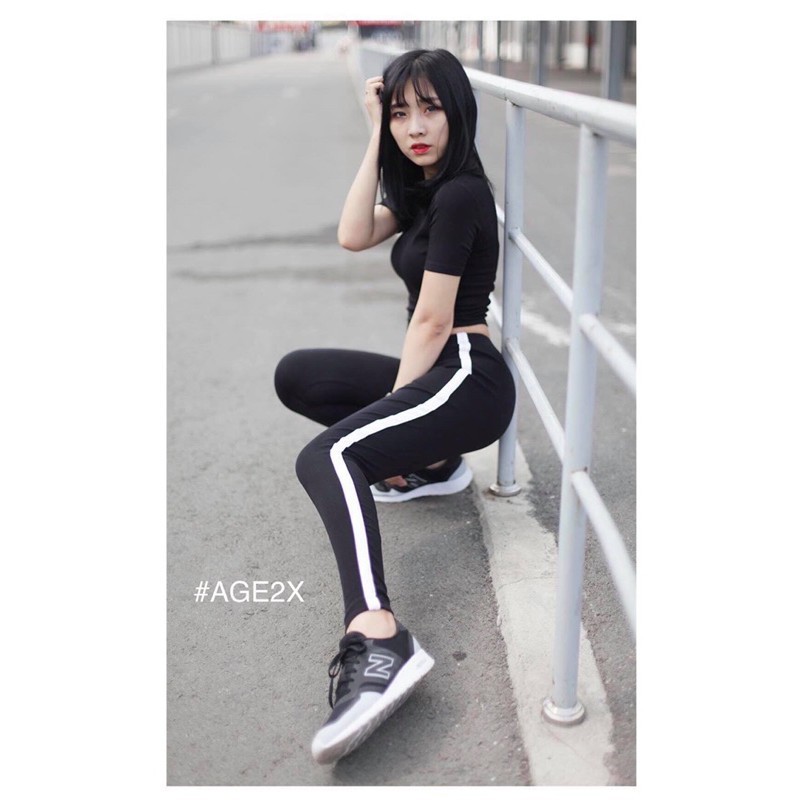 Áo croptop body AGE2X hàng VNXK chất mịn tôn dáng