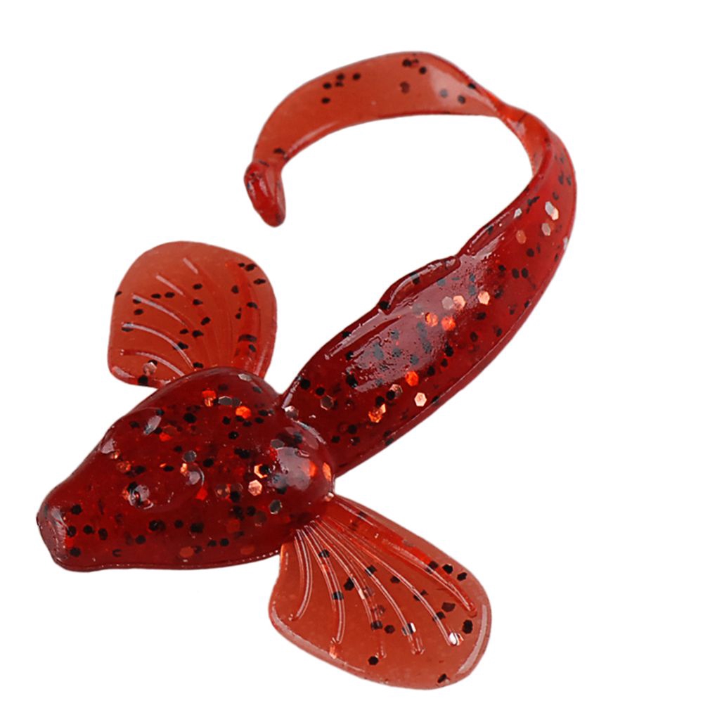 MUVAKO Set 6 mồi câu cá giả 8cm 4.6g bằng silicon chuyên nghiệp