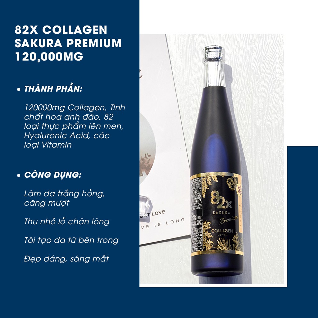 Nước uống Collagen 82X Sakura Premium 500ml - HÀNG NỘI ĐỊA NHẬT | BigBuy360 - bigbuy360.vn