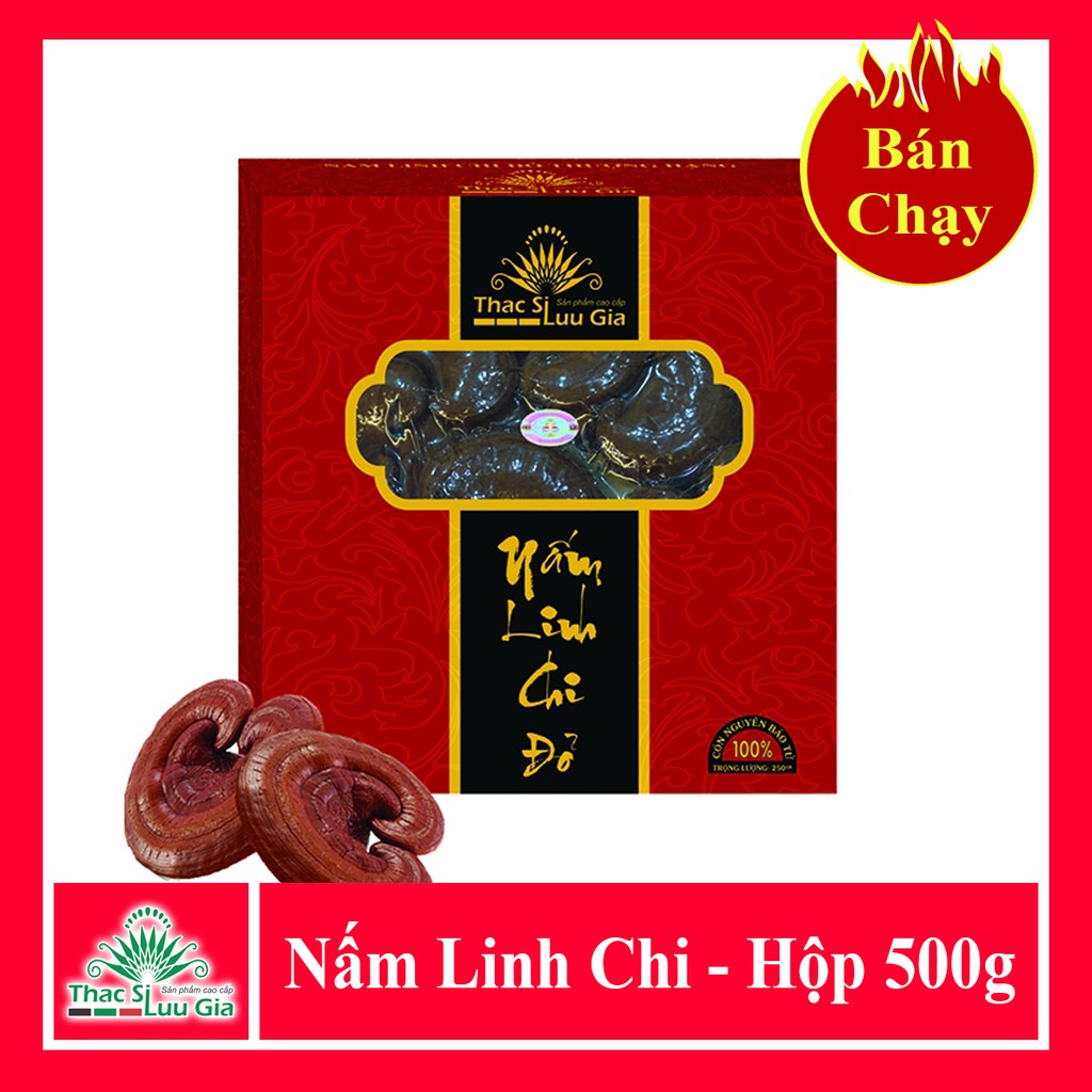 Nấm linh chi đỏ - Hộp 500g