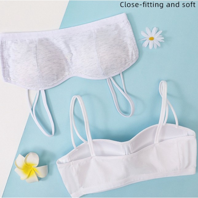 Bra / Áo Lá Cotton Nữ Sinh Đính Nơ Hình Công Chúa Xuất Đông Âu ( A003 ). Hàng Loại Đẹp. | BigBuy360 - bigbuy360.vn