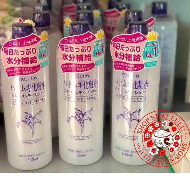 Nước hoa hồng ý dĩ Naturie Skin Conditioner Nhật bản shopnhatlulu