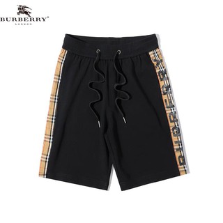 Quần Đùi Chất Liệu Vải Cotton Có In Hoạ Tiết Burberry Thời Trang