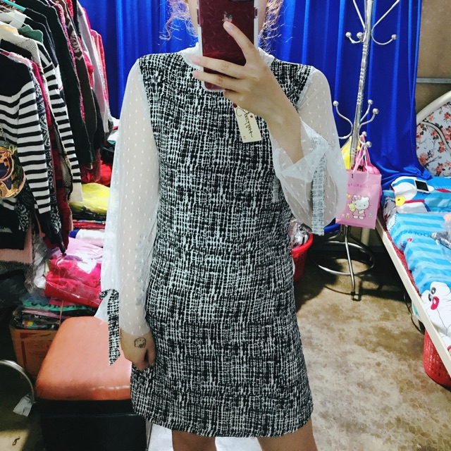 Váy tiểu thư hình thật tự chụp