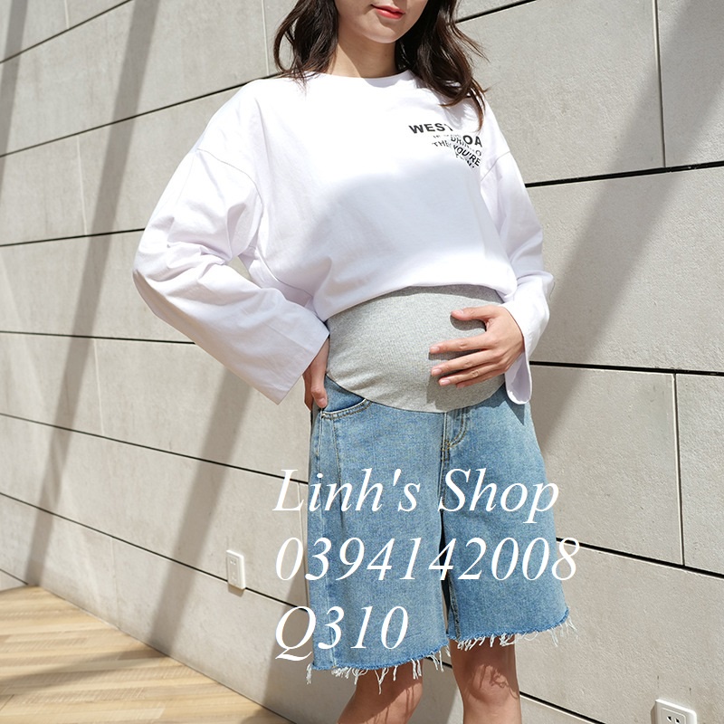 Quần Jean LỬNG Bầu Xinh Trẻ Trung Năng Động Q310