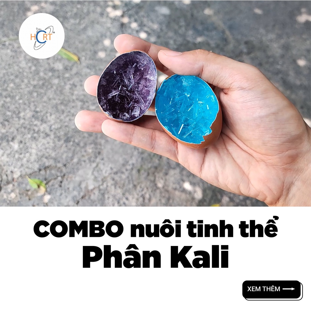 Phân Kali - Combo nuôi tinh thể Phân Kali