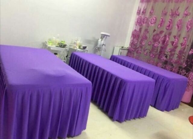 GA giường spa, phun xăm, nối mi vải thun(hàng may theo KT) | BigBuy360 - bigbuy360.vn