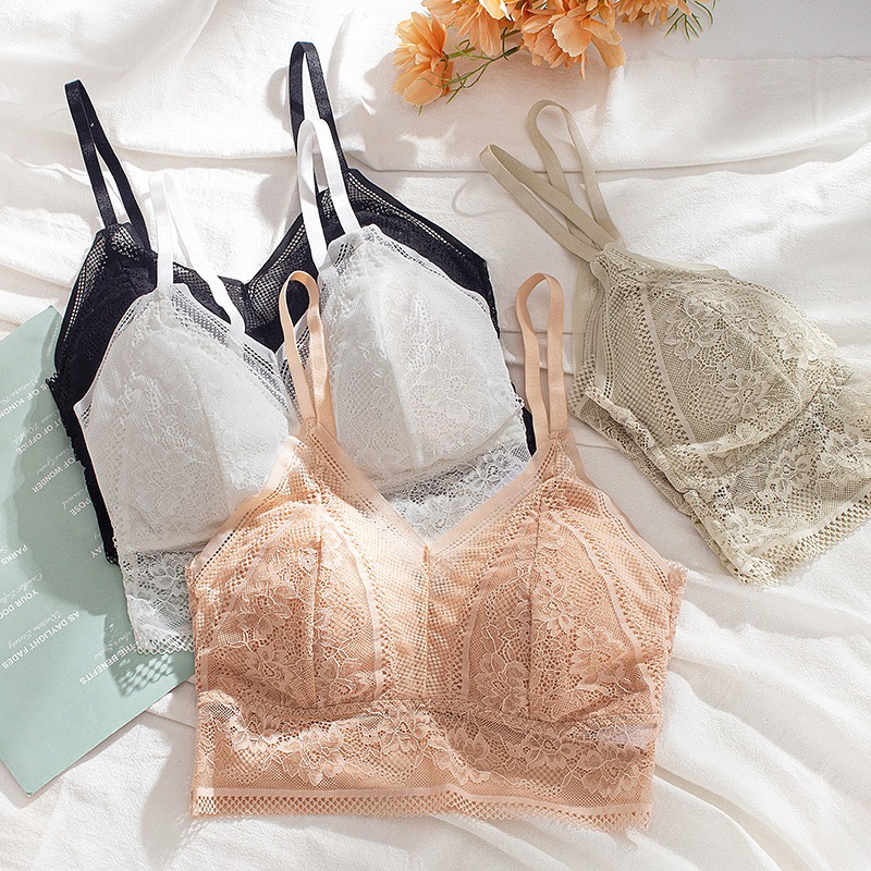 Áo Bra Nữ Ren Mềm Cao Cấp Hở Lưng Dáng U 988