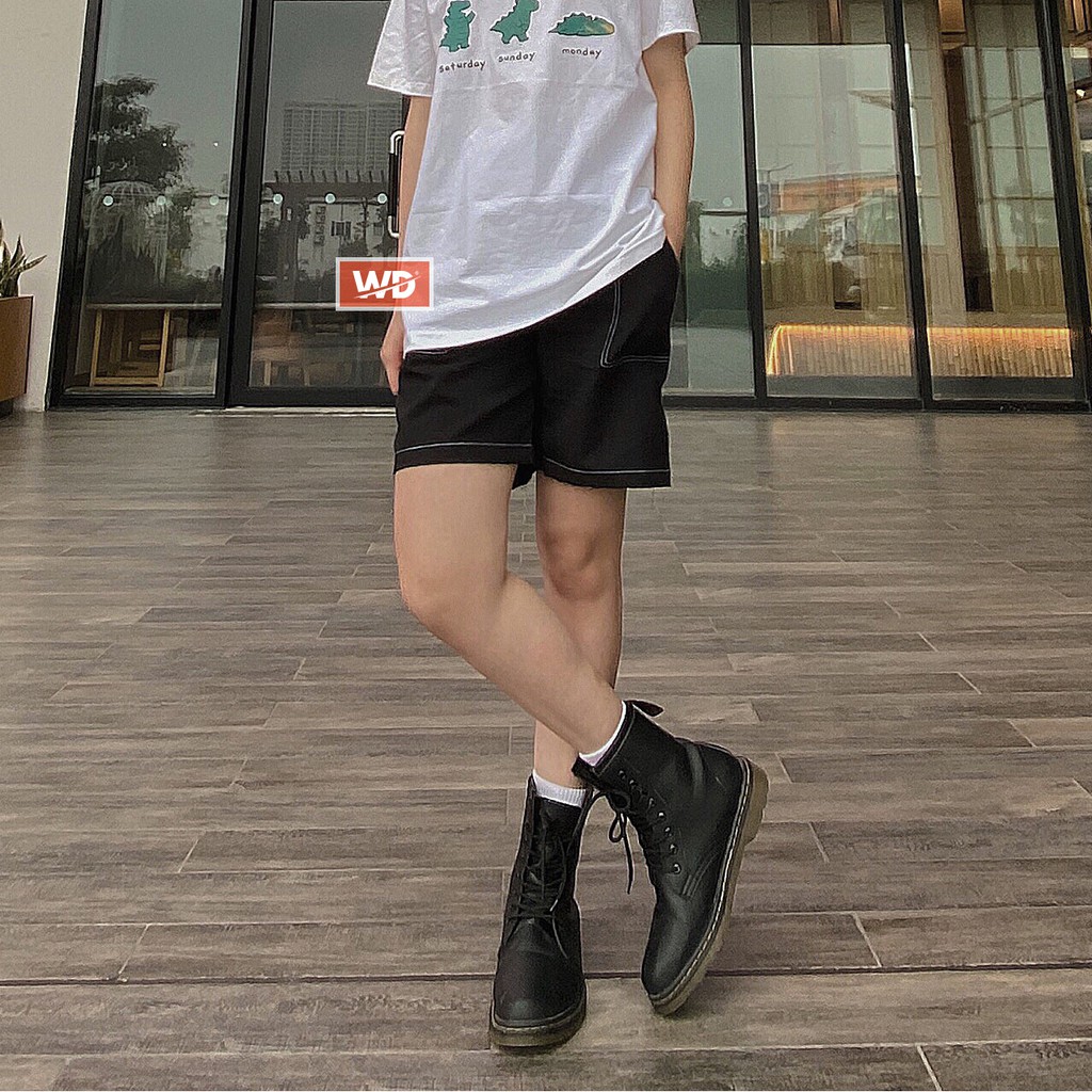 [HÌNH THẬT 100%] Quần đùi nữ, Quần short nữ Wado chất đũi mềm mát dáng rộng cực thoải mái