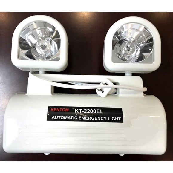 Đèn sạc sự cố Kentom KT-2200 EL mắt ếch 2 x 6W hàng chính hãng