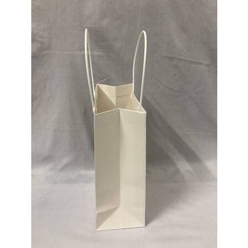 Túi giấy trắng mặt kiếng có quai xách có 3 kích thước/túi