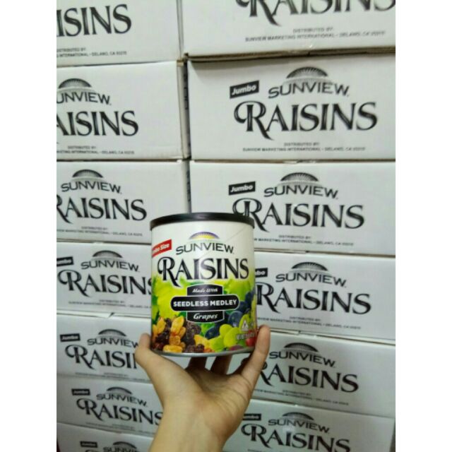 [date 2022] Nho Khô Thập Cẩm không hạt Raisins Nhập Mỹ 425gr