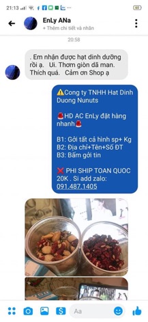 NHÂN ÓC CHÓ ĐỎ MỸ 500G