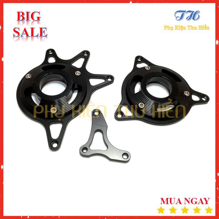 Cặp Bảo Vệ Lốc Máy Hoa 3 Mảnh Cho Xe Exciter 150