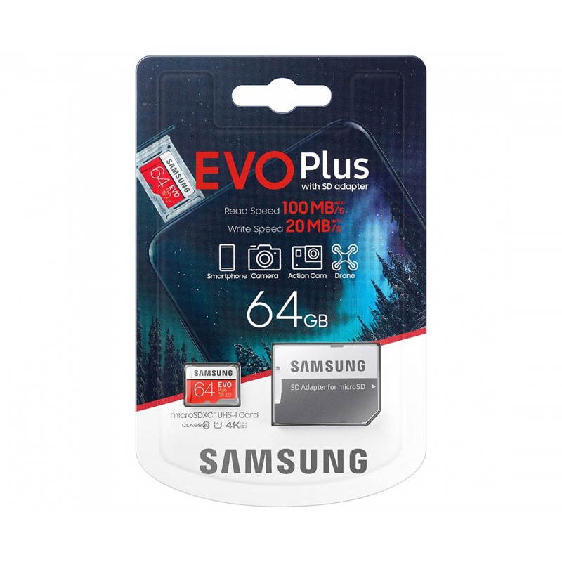 THẺ NHỚ SAMSUNG MICRO SDXC EVO PLUS 64GB (MODEL 2020)