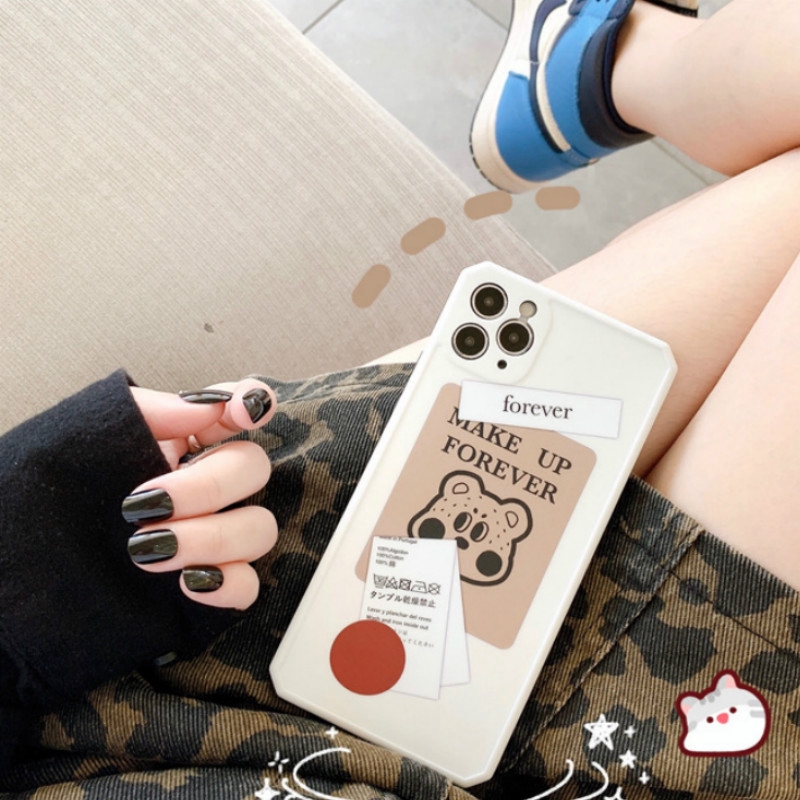 Ốp Điện Thoại In Hình Gấu Đáng Yêu Cho Iphonexs / 11promax Apple | BigBuy360 - bigbuy360.vn