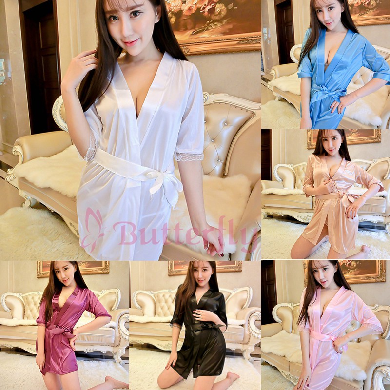 Trang phục ngủ vải lụa gợi cảm cho nữ | BigBuy360 - bigbuy360.vn