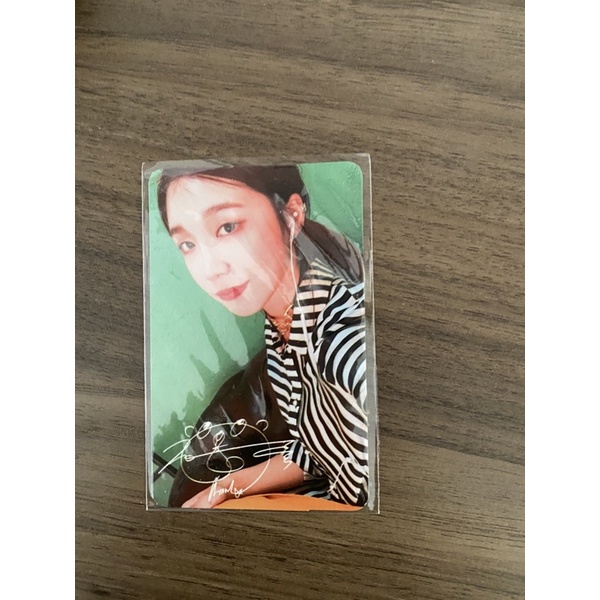 thẻ bài apink eunji năm 2016