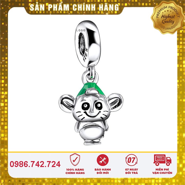 [Hàng cao cấp] Charm Bạc S925 ALE Cao Cấp - Charm bạc chuẩn S925 Cute Mouse - Mã sản phẩm CHARMBAC_DNJ00040