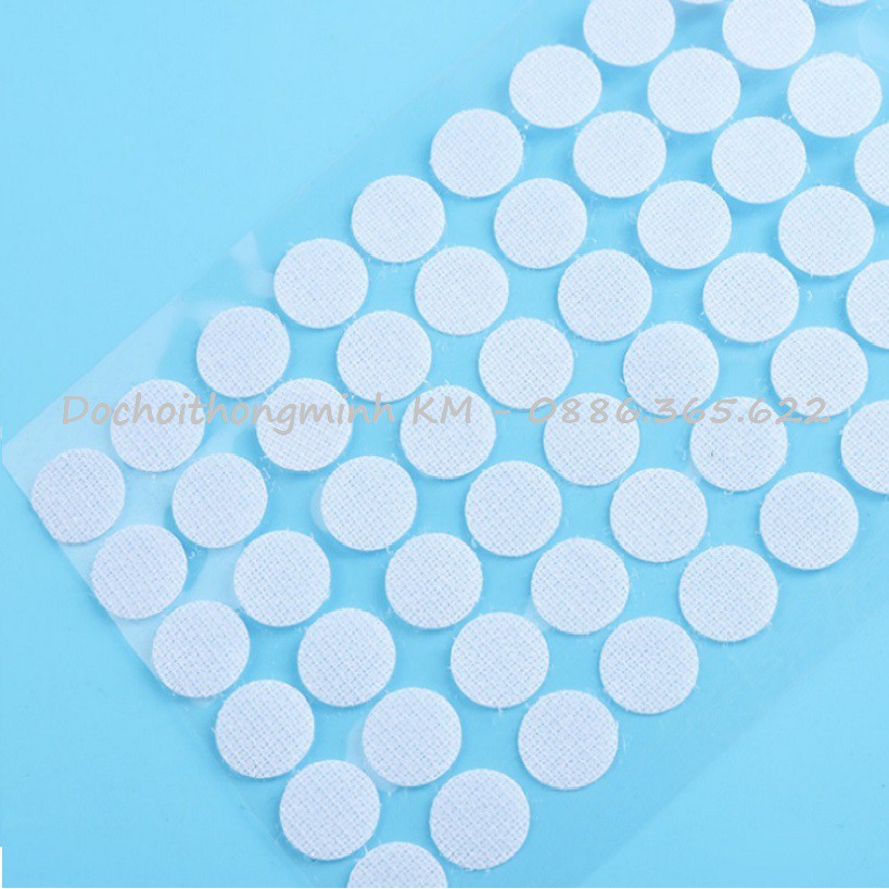 Sỉ cuộn nguyên 10000 chấm dính gai chấm tròn size 15mm giá đẹp