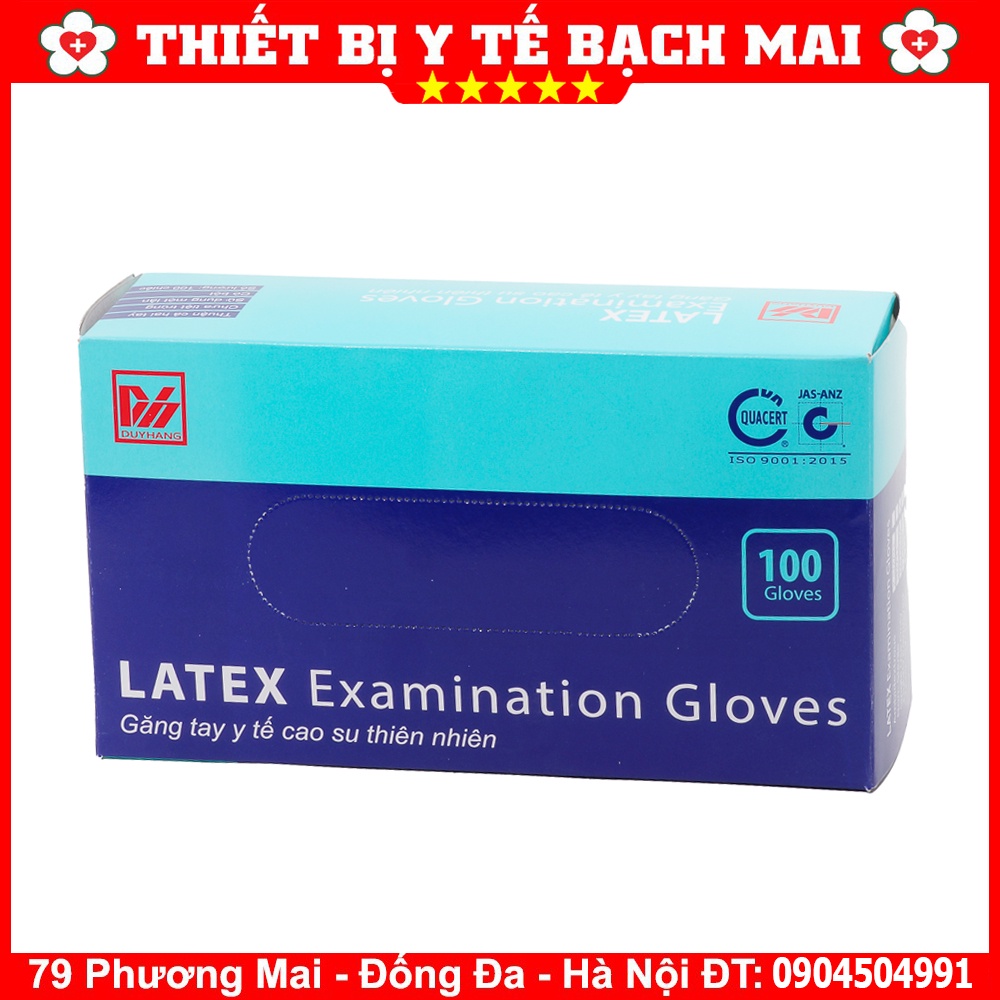 GĂNG TAY Y TẾ LATEX HỘP 50 ĐÔI | BigBuy360 - bigbuy360.vn