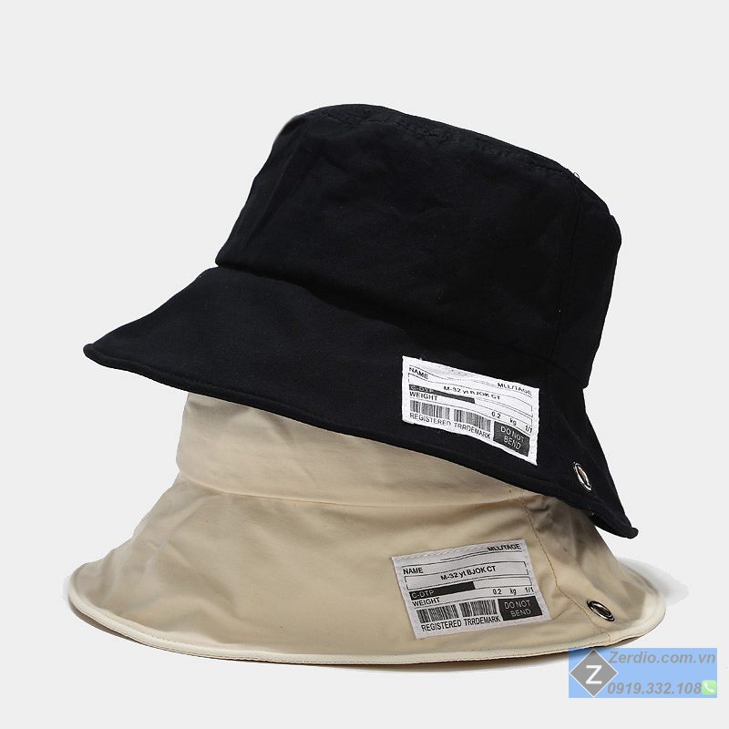 Mũ bucket tai bèo nam nữ đẹp, vải cotton cao cấp phong cách cá tính thời thượng