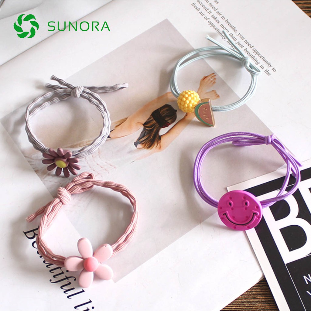 Dây Buộc Tóc Cột Tóc Nữ Đẹp SUNORA Cho Mẹ Và Bé