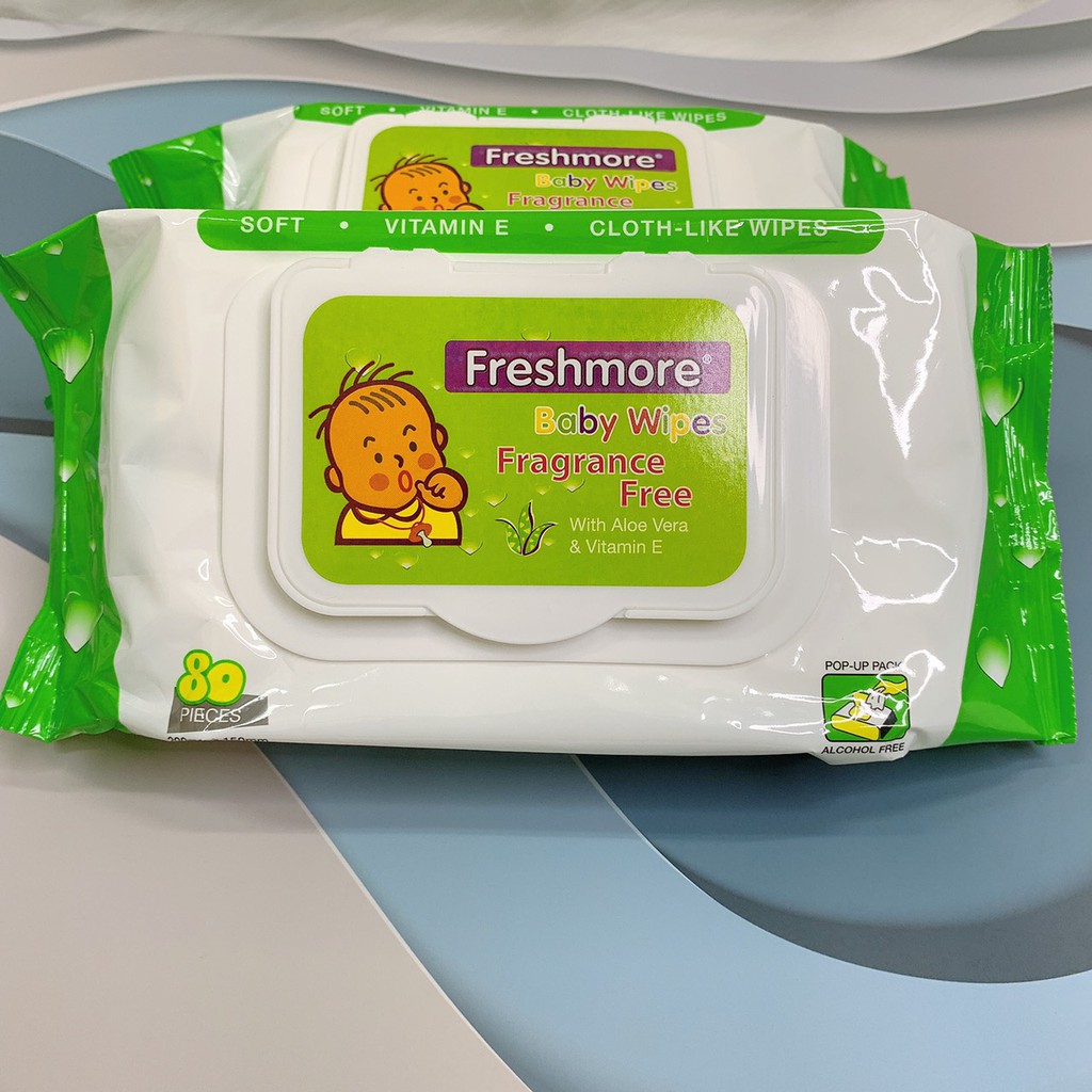 Giấy ướt trẻ em không mùi Freshmore