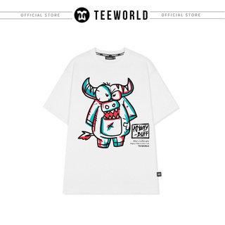 Áo thun Teeworld Angry Buff T-shirt Trắng Đen Nam Nữ Form Rộng Unisex