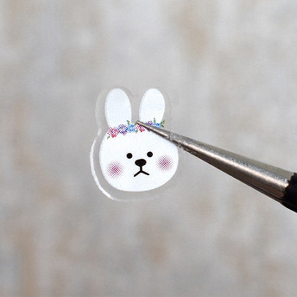 [Hàng mới về] Miếng dán trang trí móng tay siêu mỏng họa tiết hoa cúc / cầu vồng dễ thương diy cho nữ