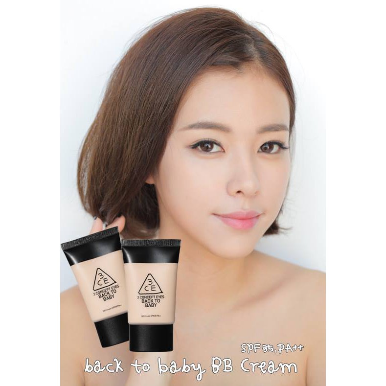 KEM NỀN BB CREAM 3CE STYLENANDA BACK TO BABY SPF35 30ML CHÍNH HÃNG - 5210