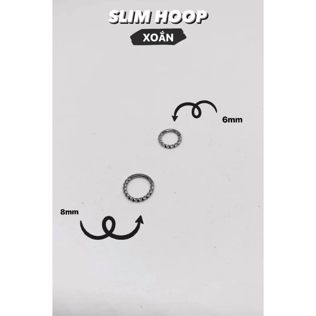 Khuyên tai - Slim Hoop Earring
