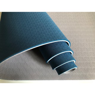 Thảm Tập Yoga Cao Cấp 2 màu MIKIE MAT - Navy Xám