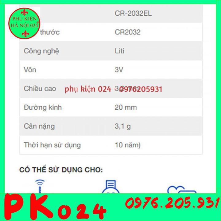 [CR2032] Pin Panasonic 3V Cao Cấp CR2032