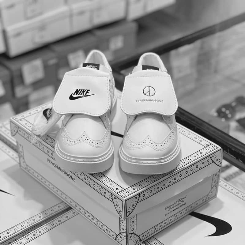 Giày Sneakers KWONDO_1 X FEACEMINUSONE, Giầy thể thao, Giầy nam Bản Hoa Cúc Mẫu giày đế cao tôn dáng dễ phối đồ full Box