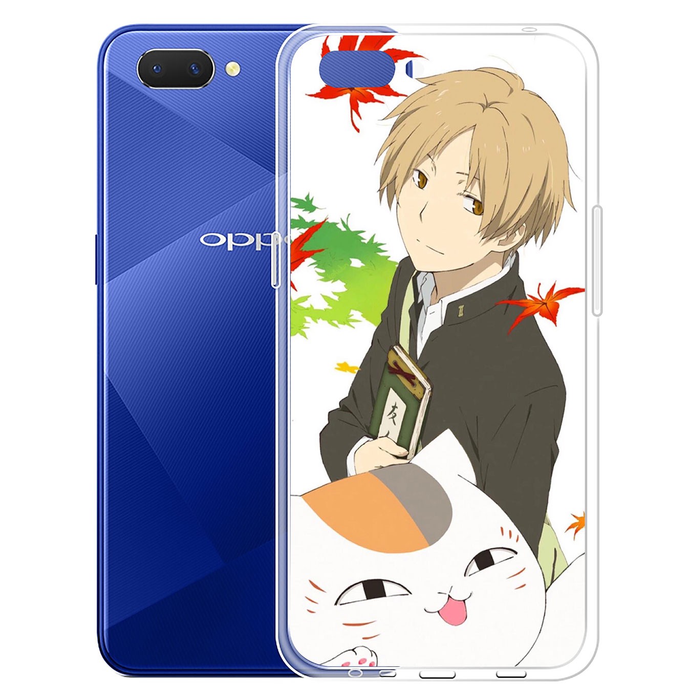 Ốp Lưng Silicone In Hình Anime Natsume Yuujinchou Cho Oppo A3S A5 A7 A37 Neo 9 A39 A57 A5S A59 A73 A77 F1S F3 F5 F7 F9 Pro A7X A9 2020