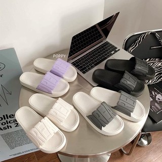 Dép Quai Ngang Unisex Chất Liệu Cao Su Chữ DREAM Thời Trang